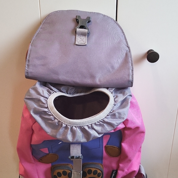 L.L. Bean Kids Teddy Bear Small Backpack - Pink - Picture 4 of 7